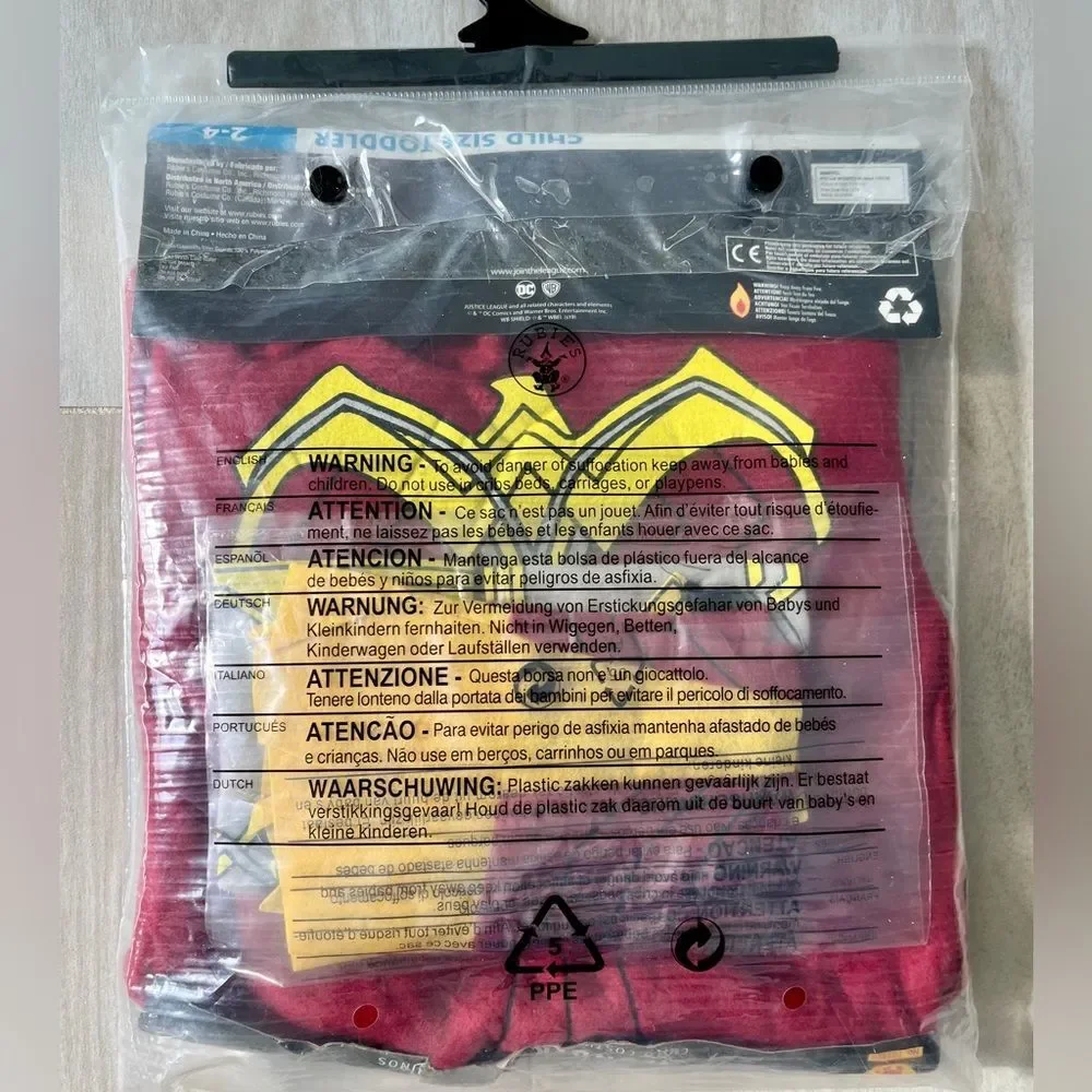 Justice League Wonder Women Romper Costume Size 2-4
